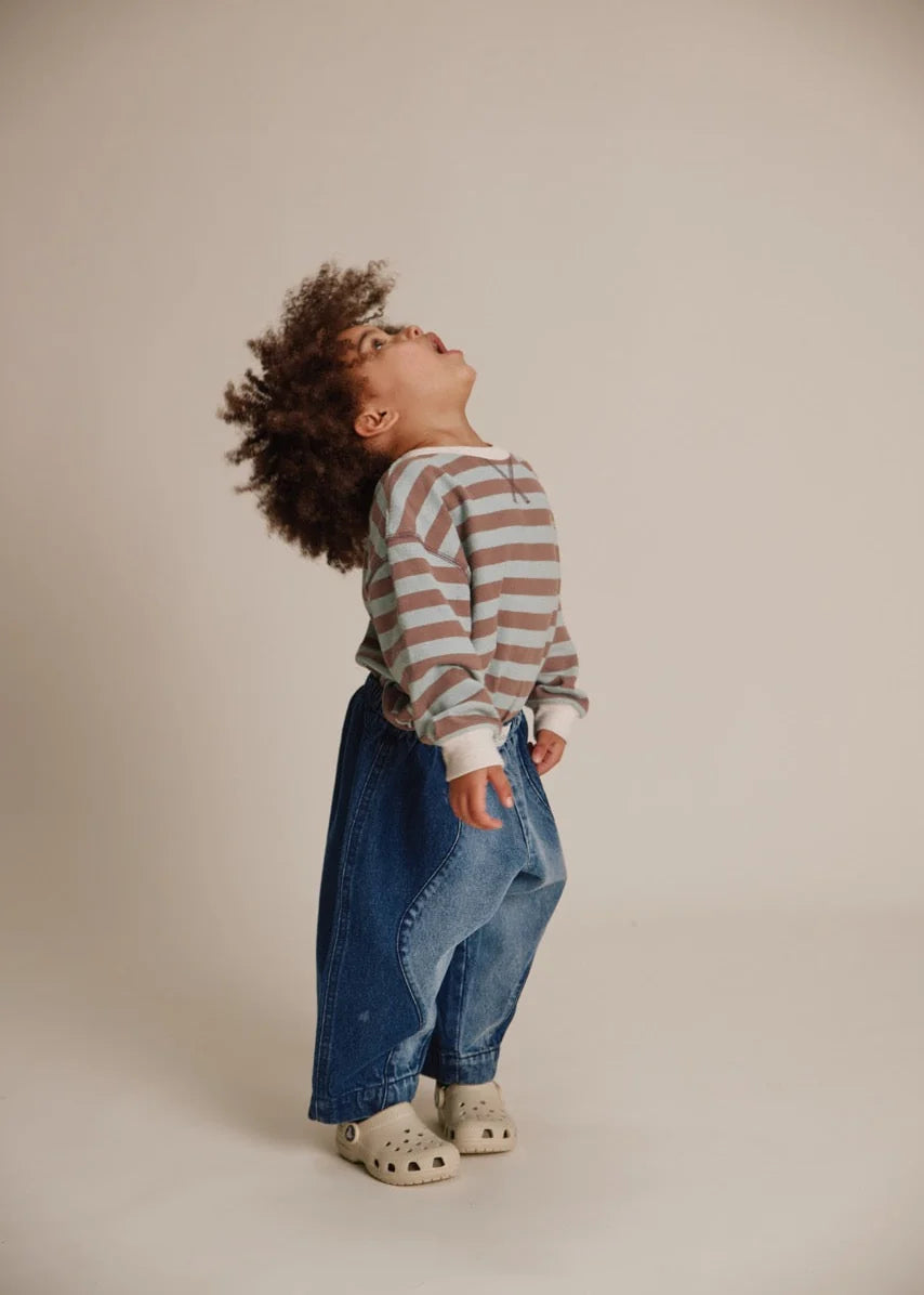 Emerson Wave Denim Trouser – Baggy broekje – 100% biologisch katoen/denim – Claude & Co