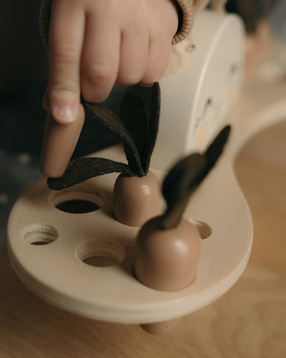 Balance puzzle - Bunny Balance - Wooden toy - Mrs Ertha