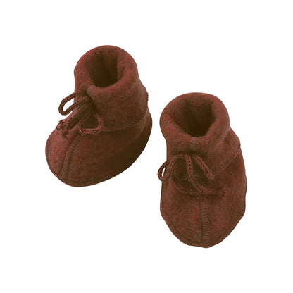 Slofjes met koordje - Wol fleece - Biologisch merino wol - Engel Natur