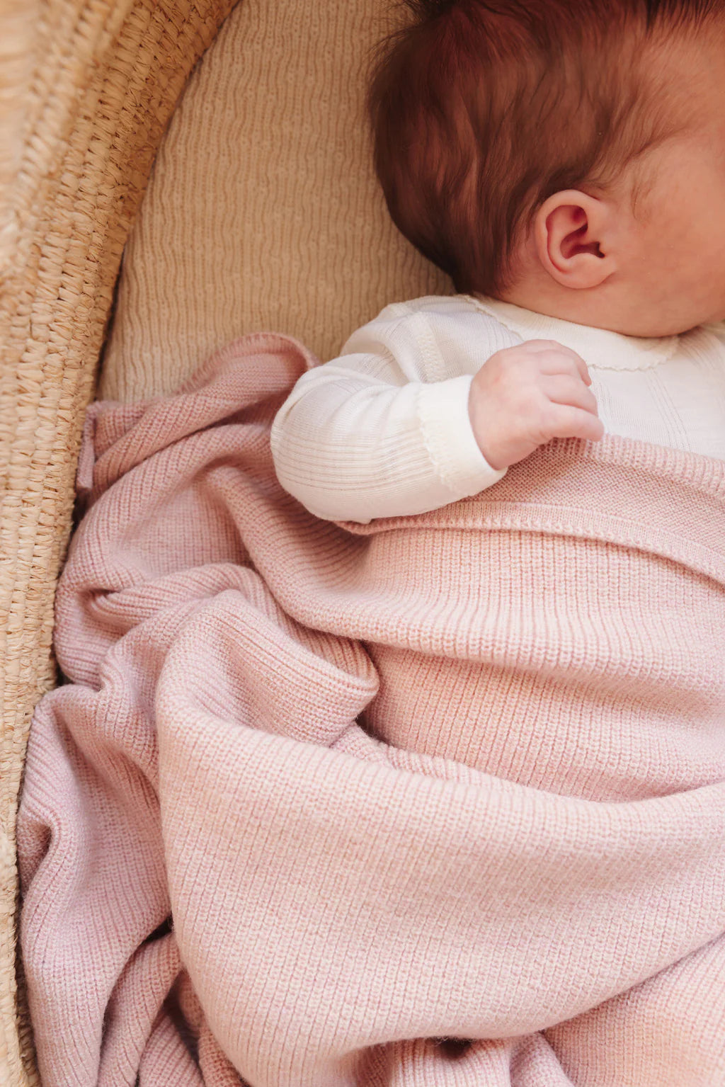 Babydecke - Felix Blanket - Merinowolle - HVID