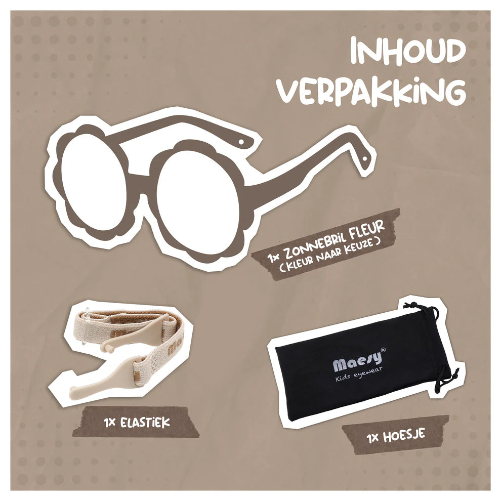 Sonnenbrille Fleur 1 bis 3 Jahre - Blume - Maesy