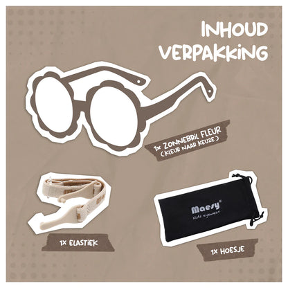 Sonnenbrille Fleur 1 bis 3 Jahre - Blume - Maesy