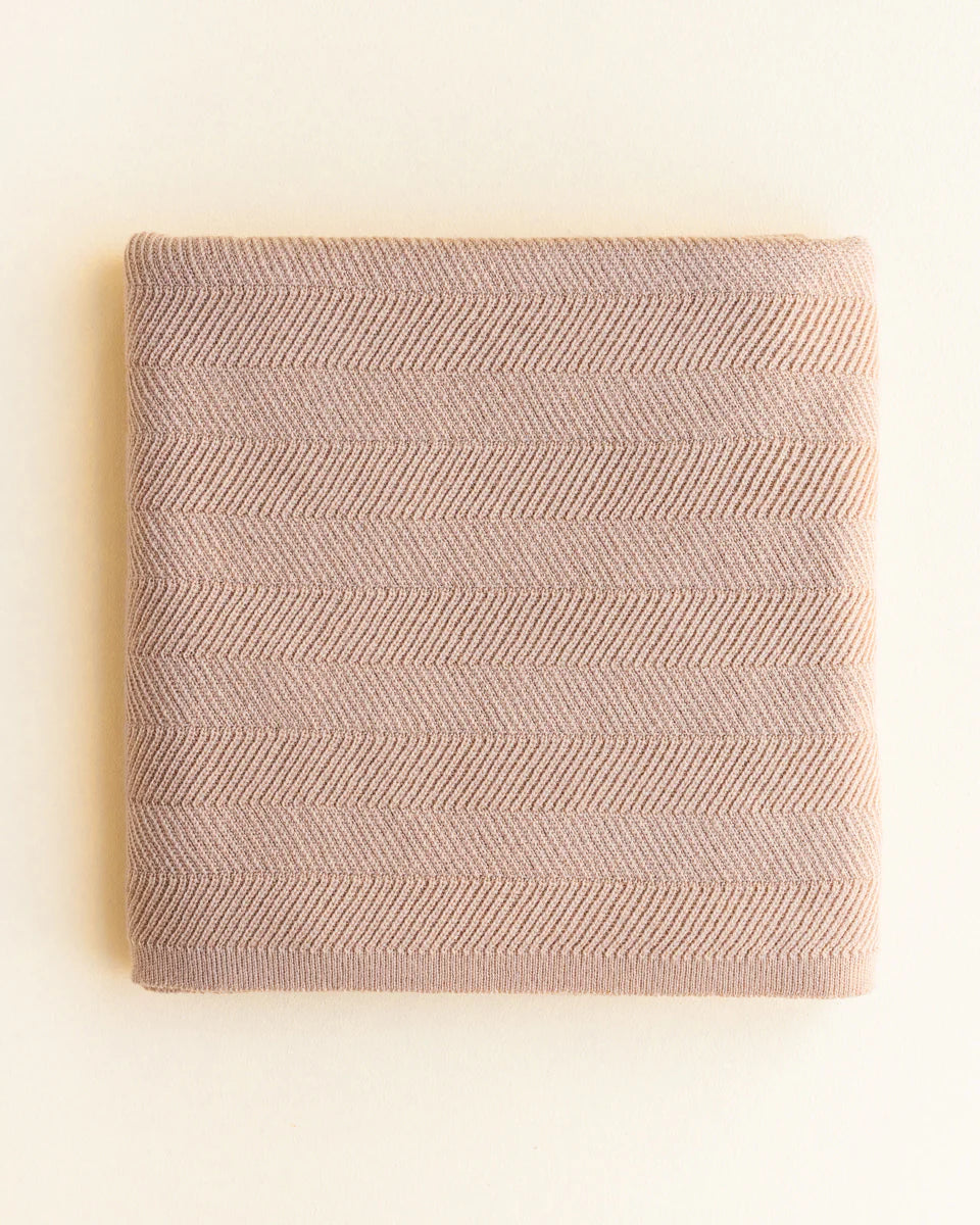 Deken Freddie - 70 x 100 cm - 100% extra fine Italiaanse merino wol - Hvid