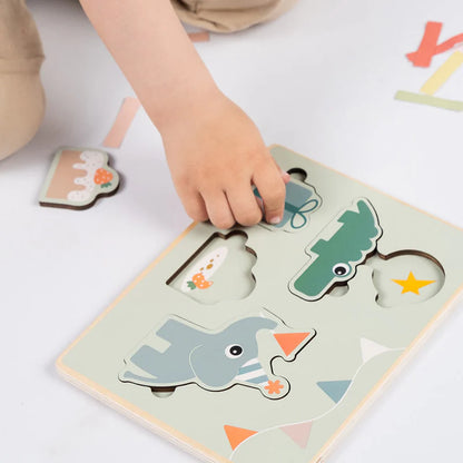 Puzzle 12+ Monate - First Layer Puzzle - Celebration - Colour Mix - Done by Deer