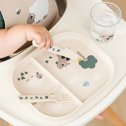 Cutlery set - Foodie cutlery set - Tiny farm - Sand - Done by Deer