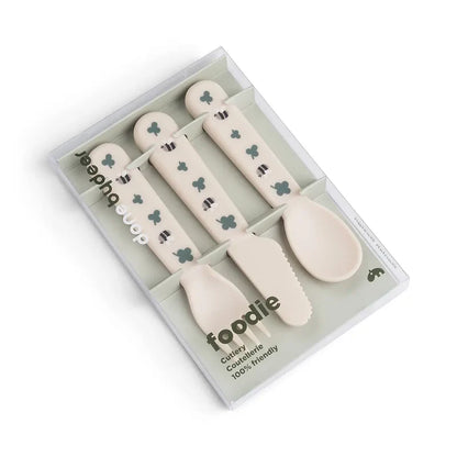 Cutlery set - Foodie cutlery set - Tiny farm - Sand - Done by Deer