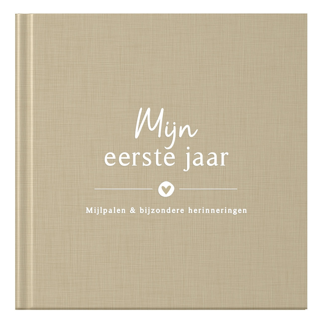 Baby journal - My first year - Linen taupe - Fyllbooks