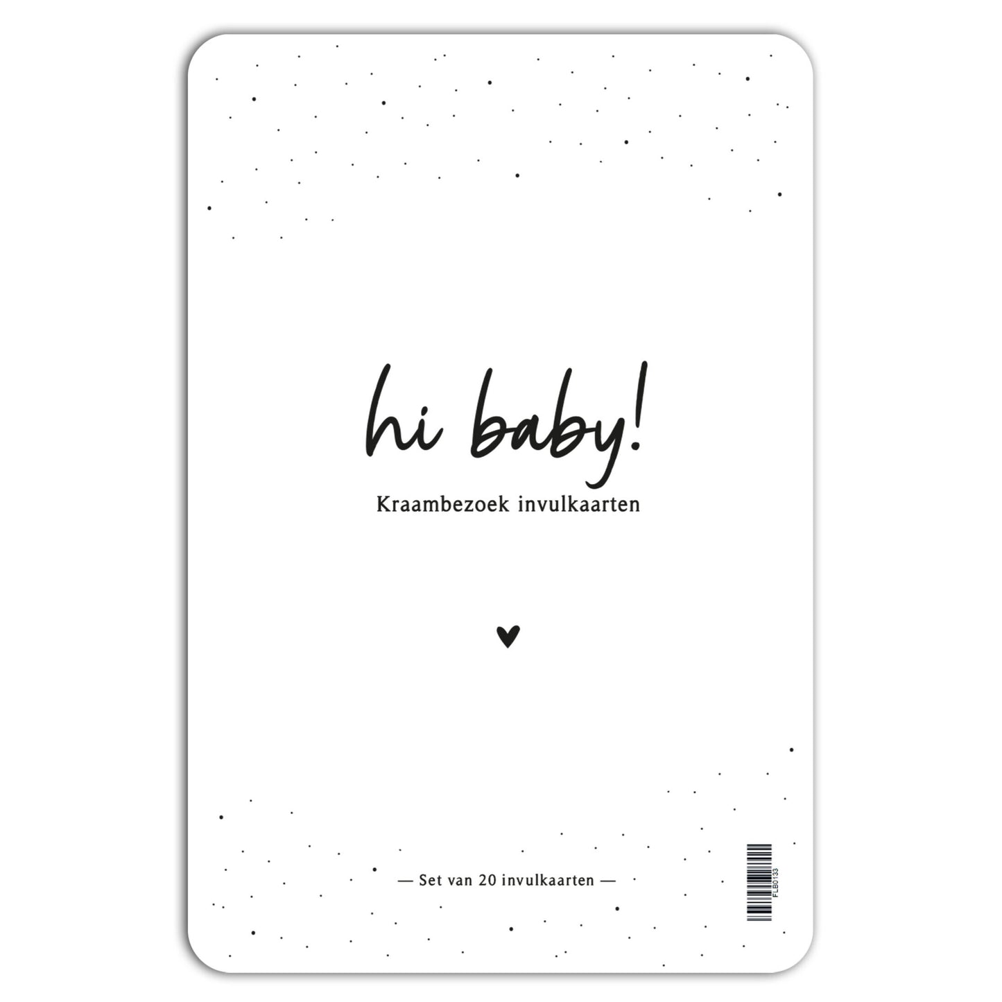 Ausfüllkarten - Babybesuch Ausfüllkarten 20 Stück – A5 - Fyllbooks