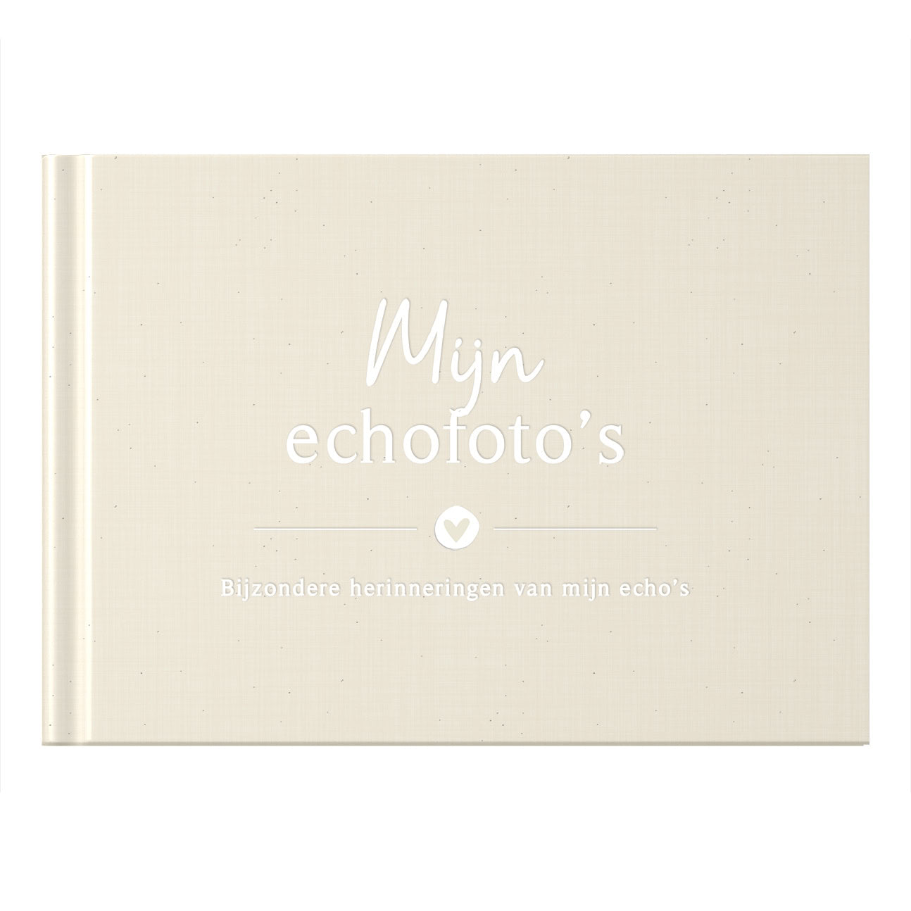 Babytagebuch - Meine Ultraschallbilder – Leinen Beige - Fyllbooks