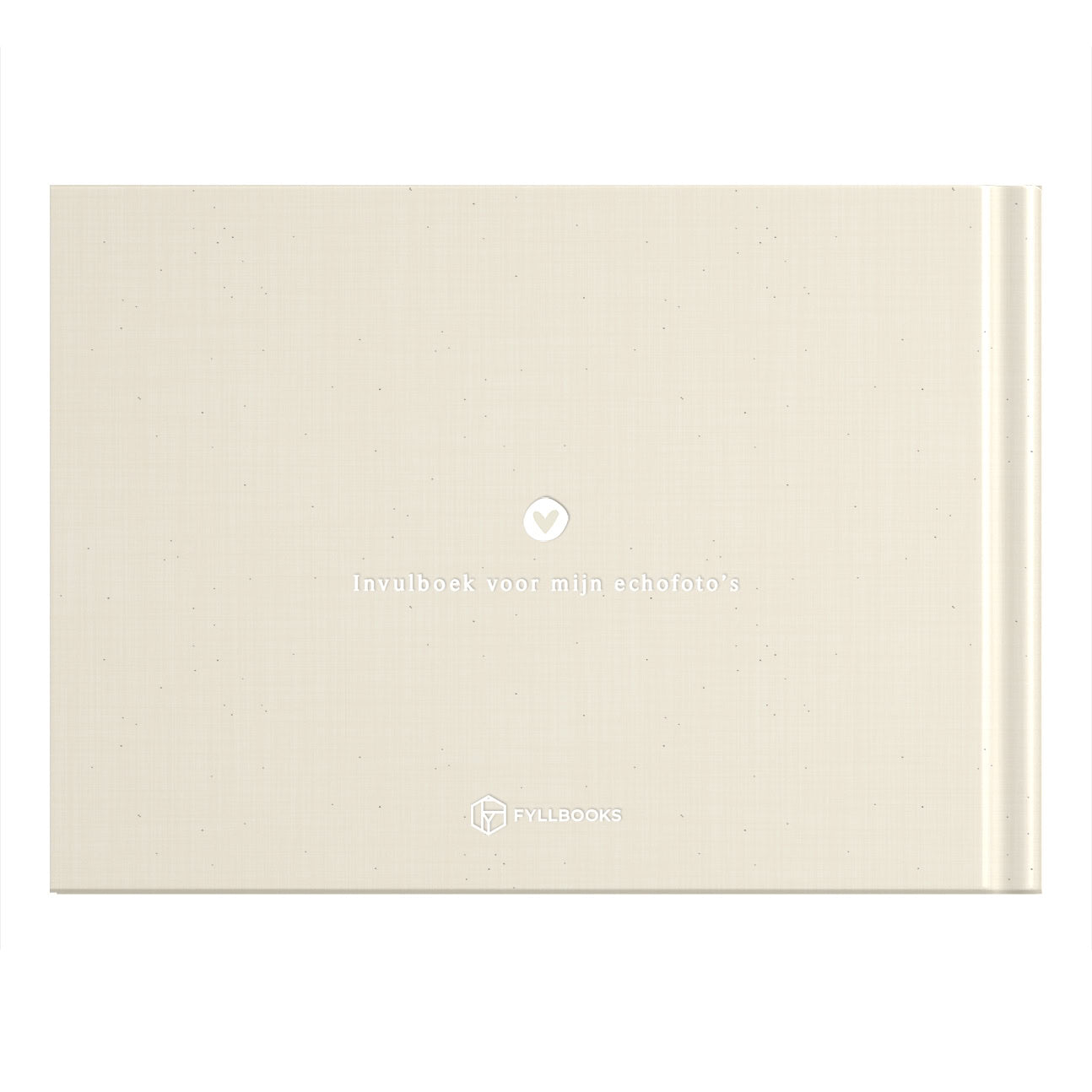 Babytagebuch - Meine Ultraschallbilder – Leinen Beige - Fyllbooks