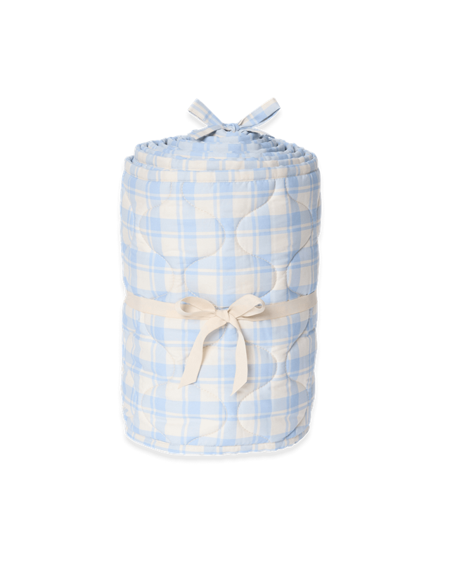 Gewatteerde ledikantbumper Plaid - Biologisch katoen - 360 x 30 cm - Garbo&Friends - productfoto - afbeelding 3