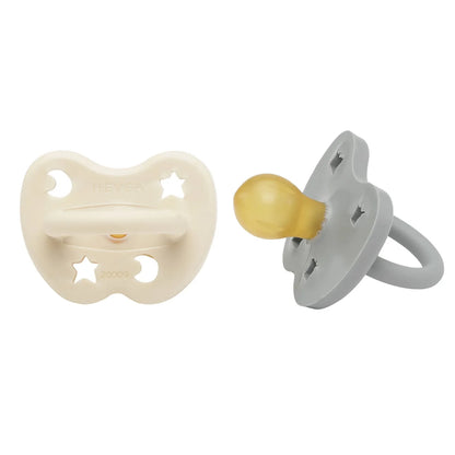 Schnuller - Naturkautschuk - 3-36 Monate - 2er-Pack - Rund - Hevea