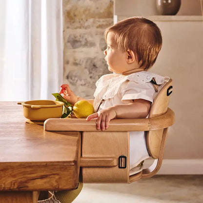 HIKO Baby Tischsitz - Holz-Tischsitz - Ab 6 Monate bis 15 kg - Charlie Crane
