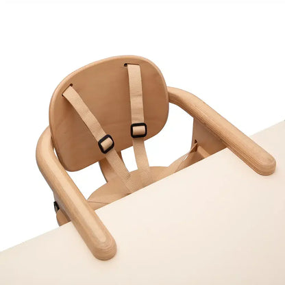 HIKO Baby Tischsitz - Holz-Tischsitz - Ab 6 Monate bis 15 kg - Charlie Crane