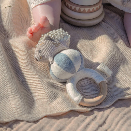 Rassel Igelchen - Henny der Igel - Bio-Baumwolle - Baby Bello