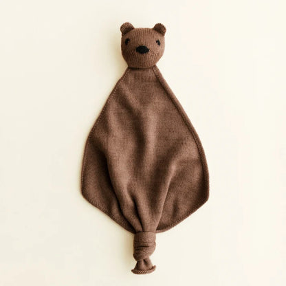 Knuffeldoekje Teddy Tokki - Merinowol - HVID
