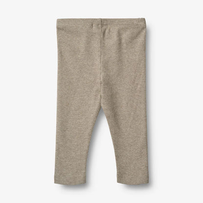 Leggings Jules - Bio-Baumwolle - Gravel Melange - Wheat