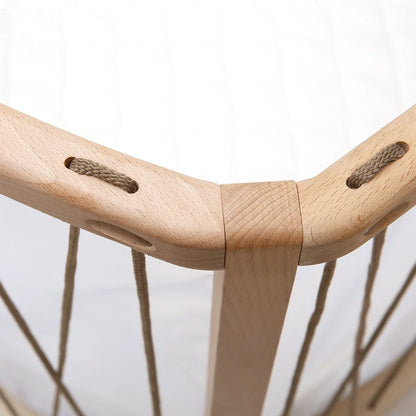 KIMI Evolving Baby Bed - Holzbett, das mitwächst, ohne Gitter 60x120 cm - Von 6 Monaten bis 5 Jahren - Charlie Crane