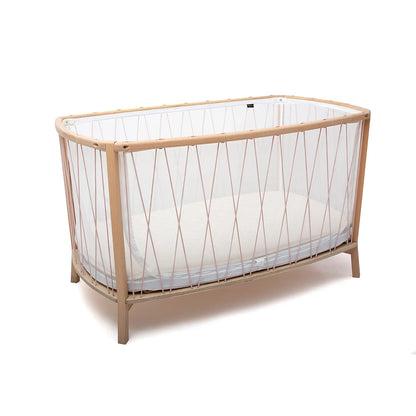 KIMI Evolving Baby Bed - Holzbett, das mitwächst, ohne Gitter 60x120 cm - Von 6 Monaten bis 5 Jahren - Charlie Crane