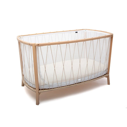KIMI Evolving Baby Bed - Holzbett, das mitwächst, ohne Gitter 60x120 cm - Von 6 Monaten bis 5 Jahren - Charlie Crane