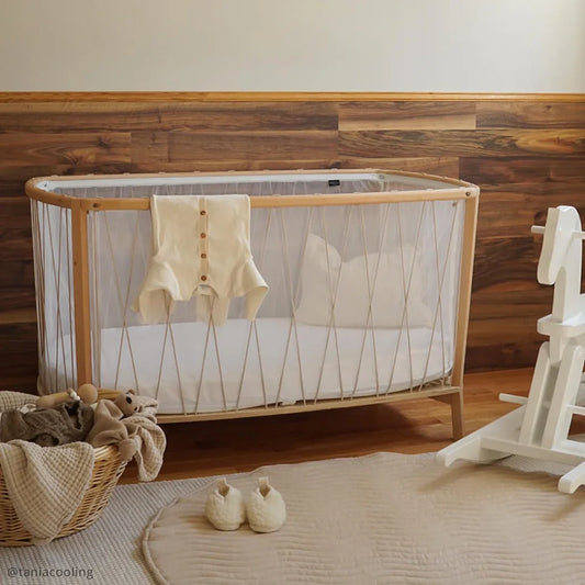 KIMI Evolving Baby Bed - Wooden Convertible Bed without Bars 60x120 cm - From 6 months to 5 years - Charlie Crane