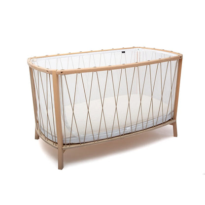 KIMI Evolving Baby Bed - Holzbett, das mitwächst, ohne Gitter 60x120 cm - Von 6 Monaten bis 5 Jahren - Charlie Crane