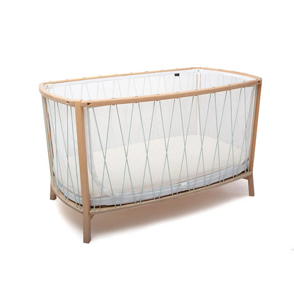 KIMI Evolving Baby Bed - Holzbett, das mitwächst, ohne Gitter 60x120 cm - Von 6 Monaten bis 5 Jahren - Charlie Crane