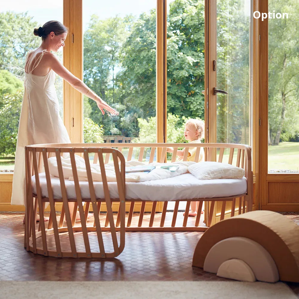 LUGO Bettverlängerung - Erweiterung für LUGO Babybett zum Juniorbett 70x140 cm - Charlie Crane