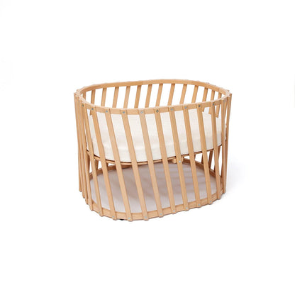 LUGO Evolving Wooden Baby Bed - Extendable Wooden Bed 70x90 / 70x140 cm - From Birth to 7 Years - Charlie Crane