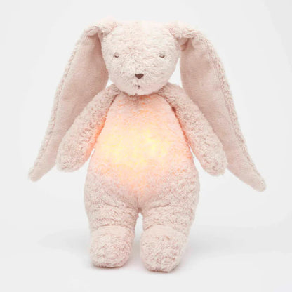 Kuschelhase mit Herzschlag & White Noise - The Humming Bunny 2.0 - Bio GOTS Baumwolle - Moonie