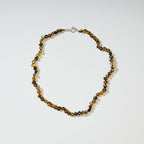 Green Amber Adult Necklace – Damesketting van gepolijst groen Baltisch barnsteen – Nirrimis