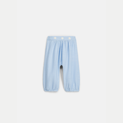 Pants Floreli - Organic cotton - Oxford Blue - Louise Misha