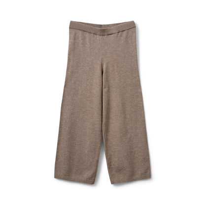 Fijngebreide broek Lova - Bruin melange - Sofie Schnoor