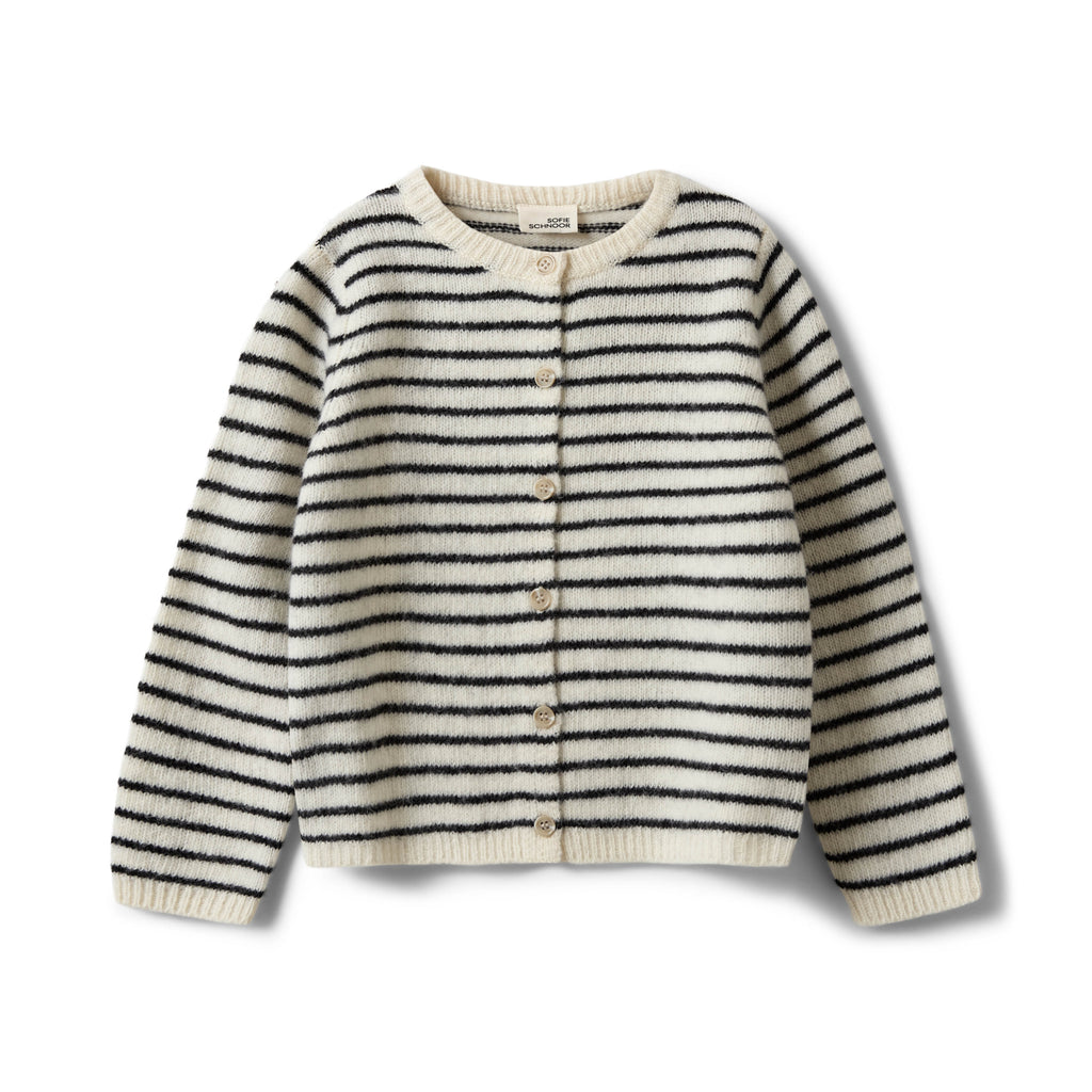 Wollen vest CisseKB met strepen - 100% wol - Sofie Schnoor