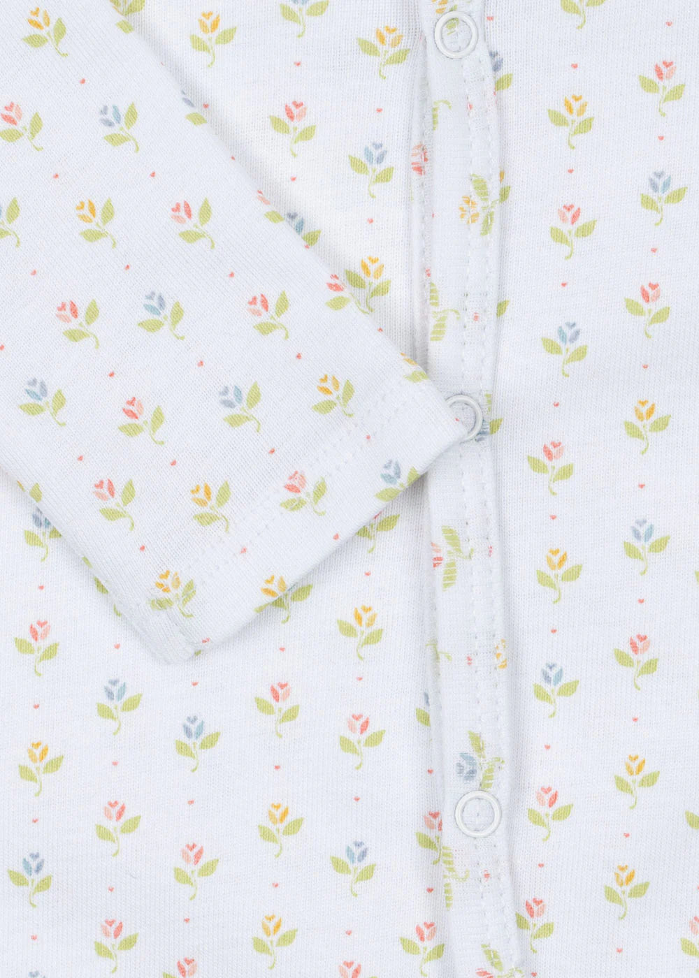 Fio Onesie - Tuli Coeur - Boxpakje/Pyjama - Biologisch Katoen - Tulpjes - Konges Sløjd