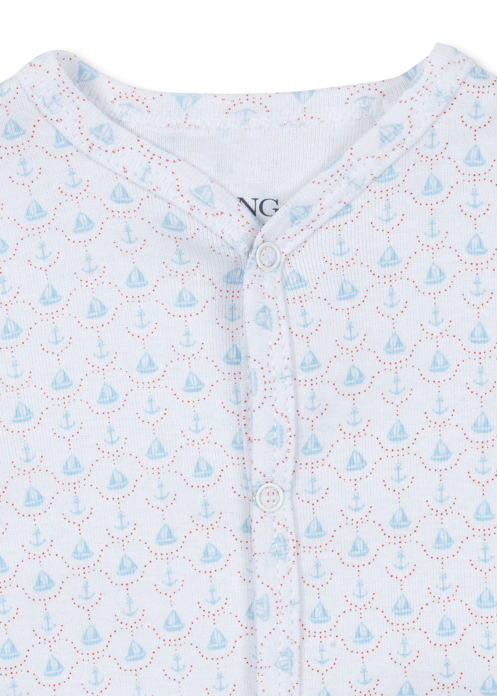 Fio Onesie - Barca - Sleepsuit/Pyjamas - Organic Cotton - Sailboats - Konges Sløjd