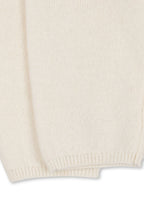 Savora Pants - Antique White - Wijd baby broekje - 100% wol - Konges Sløjd - close up