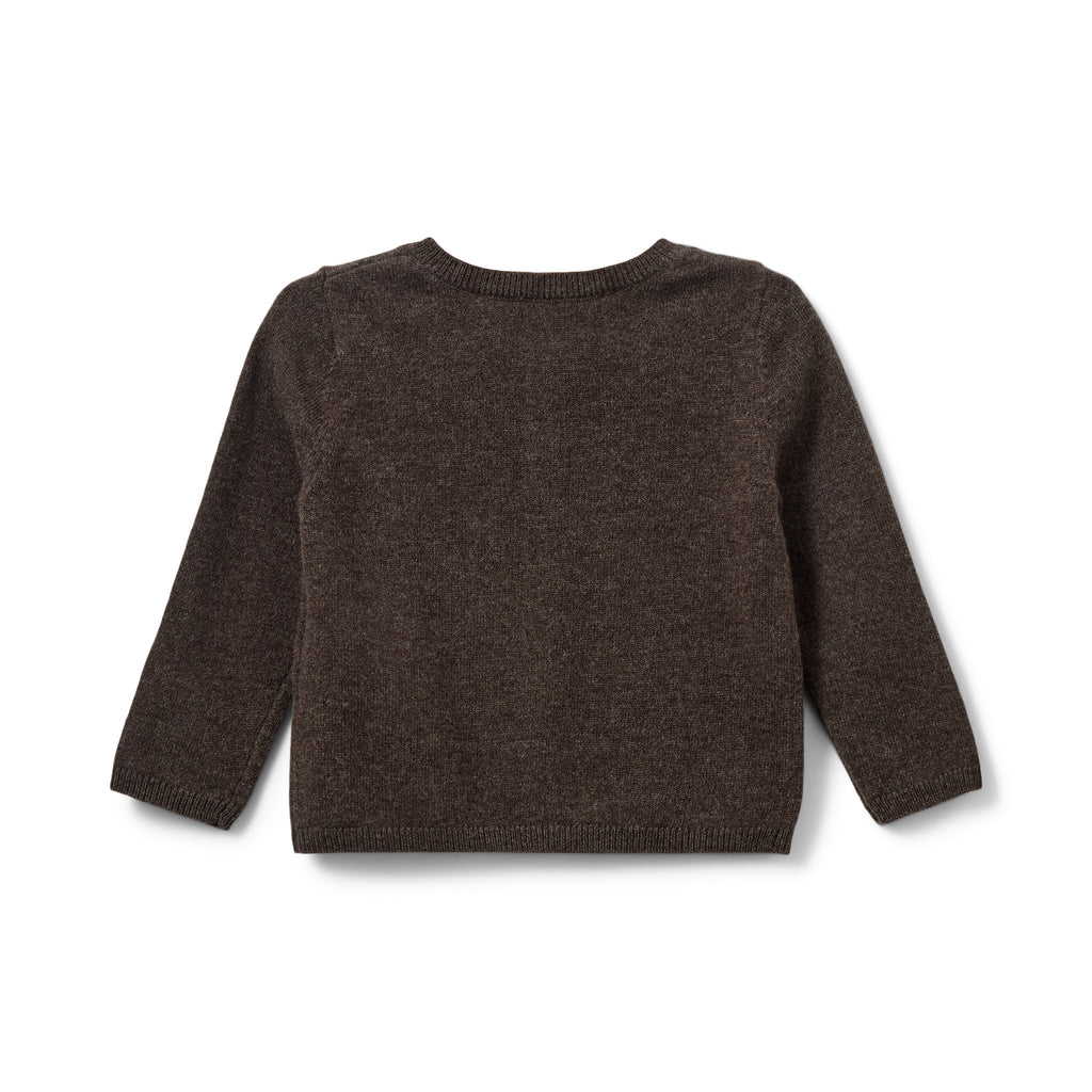 Cardigan en laine CisseSB - 100% laine - Beige & Marron - Sofie Schnoor