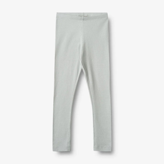 Wheat - Rib Leggings Maddy - Soft blue - Biologisch katoen