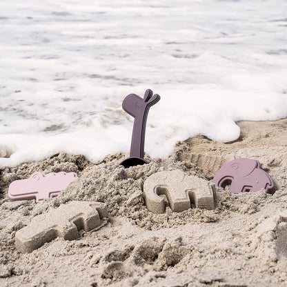 Sandschaufel und Förmchen - Sand play set 3 pcs - Deer friends - Powder - Done by Deer