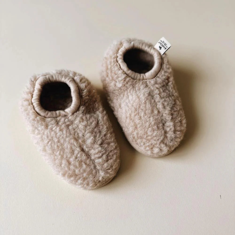Wool slippers junior - 100% pure wool - Cloudet - Alwero