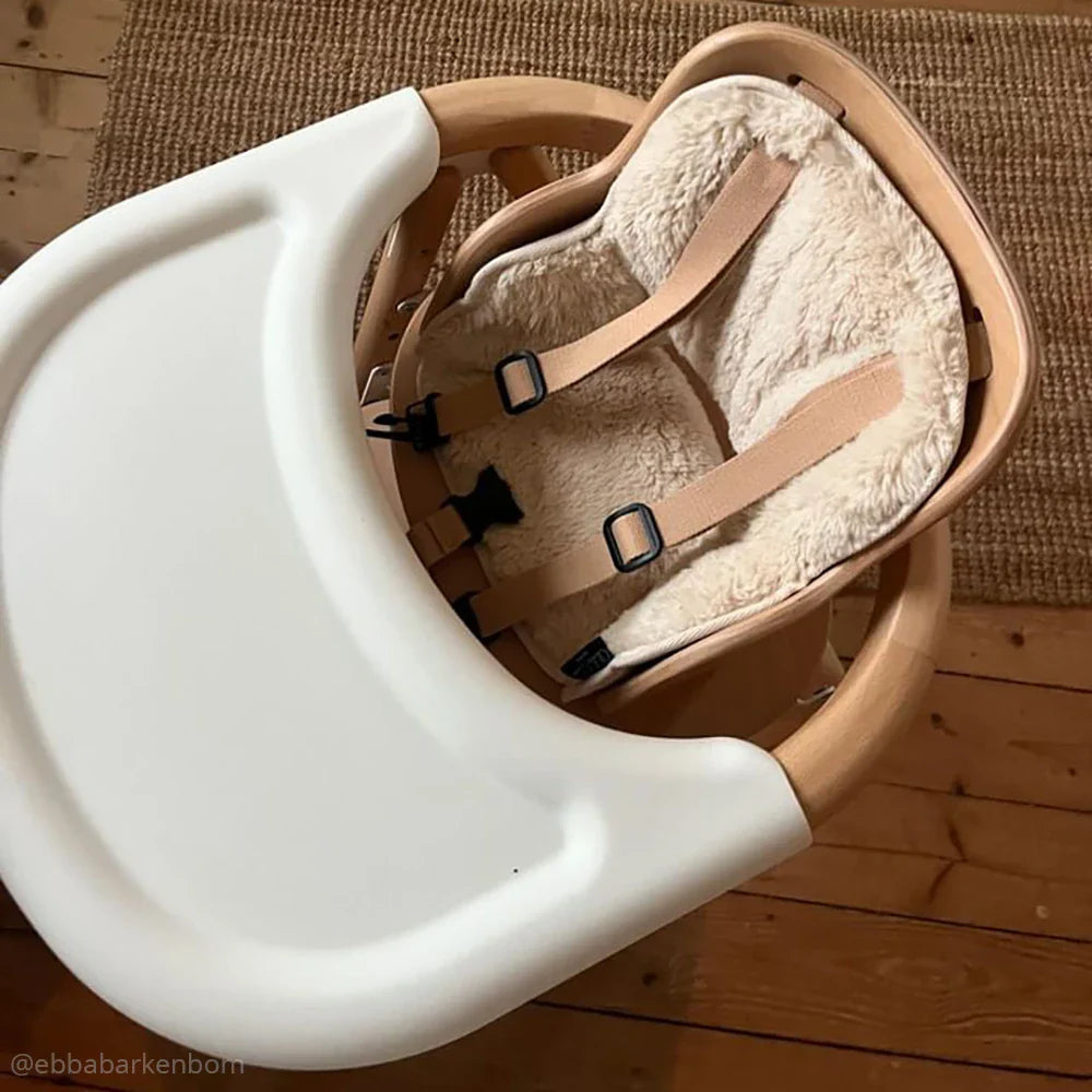 Kissen für TOBO Babyset – Kinderstuhl Kissen für den TOBO Hochstuhl – Bio-Baumwolle – Charlie Crane