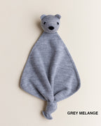 Schnuffeltuch Teddy Tokki - Merinowolle - HVID