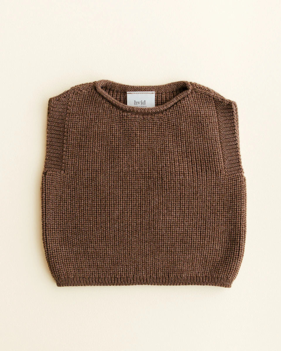 Vest Harvey - Spencer/Sleeveless top - Merino wool - HVID