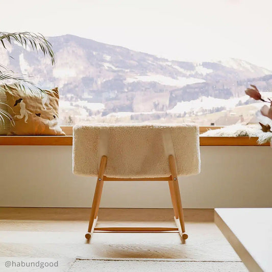 KUKO Baby Moses Basket - Portable Cocoon Bassinet from Birth - Baby Lift & Bassinet - Charlie Crane