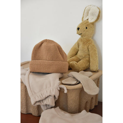 Floppy Animal Cuddly Toy Small - Rabbit - Organic Cotton/Wool - Beige - Senger Naturwelt