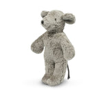 Baby knuffel - Muis klein - Animal Baby Mouse - Biologisch katoen/Wol - Grijs - Senger Naturwelt