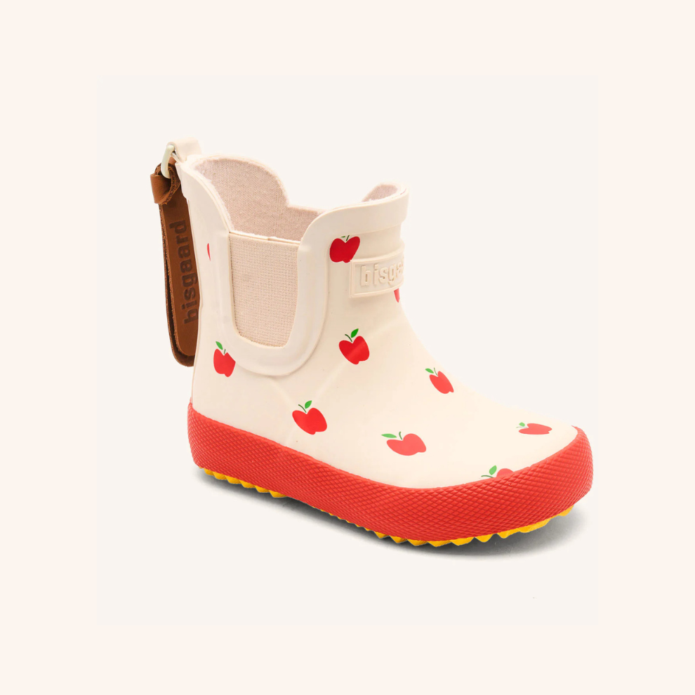 Naturkautschuk-Gummistiefel - Kurzes Modell - Äpfel - Bisgaard