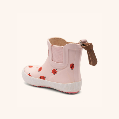 Naturkautschuk Regenstiefel - Kurzes Modell - Süßer Marienkäfer - Bisgaard