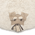 Wasbaar vloerkleed Dogs - Naturel - Ø 140 cm - Lorena Canals - productfoto - afbeelding 7